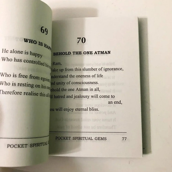2008 Pocket Spiritual  Gems by Swami Sivananda Pocket Book - Picture 10 of 14